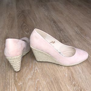 Monsoon London Eva Espadrille Wedge Heel Nude